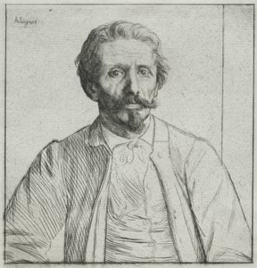 Auguste Delâtre, ca. 1877. av Alphonse Legros