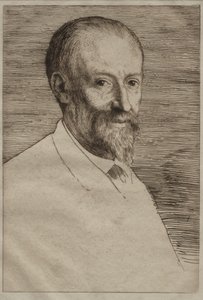 Auguste Poulet-Malassis. av Alphonse Legros