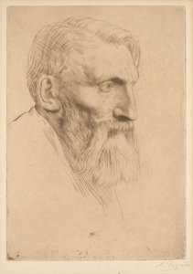 Auguste Rodin, 1881. av Alphonse Legros