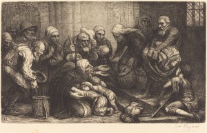 Bryssels tiggare Tiggarna i Brygge. av Alphonse Legros
