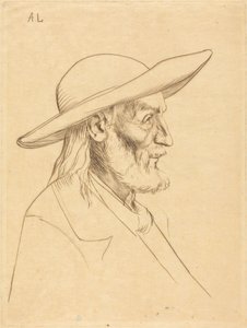 Bretonsk bonde (Breton Peasant) av Alphonse Legros