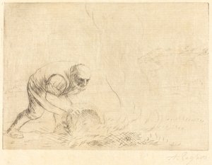 Brinnande Gräs av Alphonse Legros