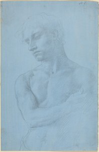 Byst av en naken man av Alphonse Legros