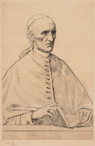 Kardinal Manning. av Alphonse Legros