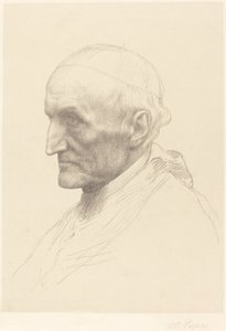 Kardinal Manning, 2:a plattan. av Alphonse Legros