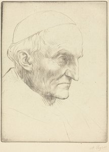 Kardinal Manning, plansch 3 av Alphonse Legros