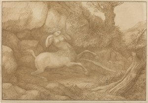 Kentaur kvinna av Alphonse Legros