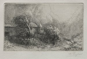 Chailli: End of a Storm Effet dorage. av Alphonse Legros