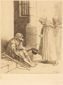 Välgörenhet La charite. av Alphonse Legros