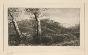 Solnedgång av Alphonse Legros