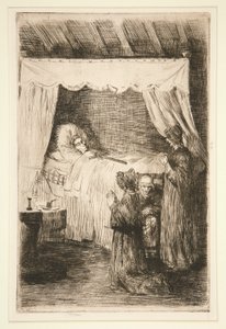Death Watch (Det gamla bårhuset) av Alphonse Legros