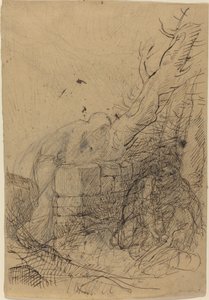 Döden och vedhuggaren. av Alphonse Legros