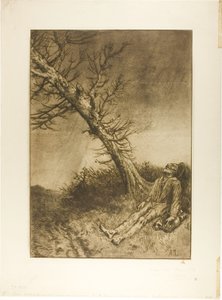 Vagabondens död av Alphonse Legros