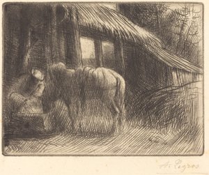 Drycketråg, 2:a tallrik Drycketråget. av Alphonse Legros