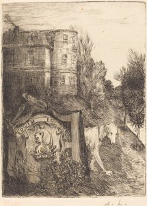 Ex-Libris Edwin Edwards av Alphonse Legros