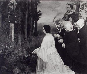 Ex Voto, 1860 av Alphonse Legros