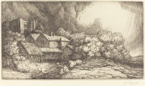 Gård vid klostret Gården vid klostret. av Alphonse Legros