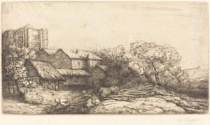 Gård vid klostret Gården vid klostret. av Alphonse Legros