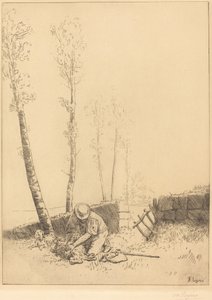 Hitta fåren (Le Mouton retrouve) av Alphonse Legros