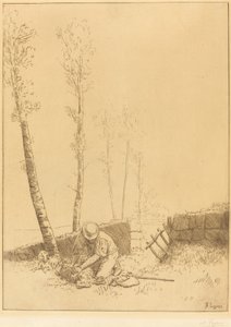 Hitta fåren (Le Mouton retrouve) av Alphonse Legros