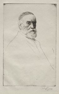 George Frederic Watts av Alphonse Legros