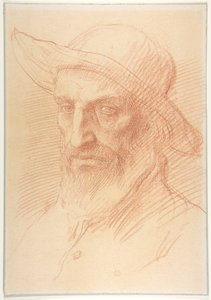 En jaktvaktares huvud av Alphonse Legros