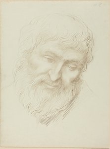 En mans huvud av Alphonse Legros