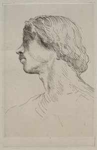 Chef för en modell av Alphonse Legros