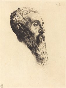 Head of a Model Heads of models. av Alphonse Legros