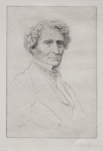 Hector Berlioz av Alphonse Legros