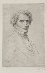 Hector Berlioz. av Alphonse Legros