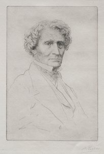 Hector Berlioz. av Alphonse Legros