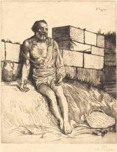 Job, 1:a plattan. av Alphonse Legros