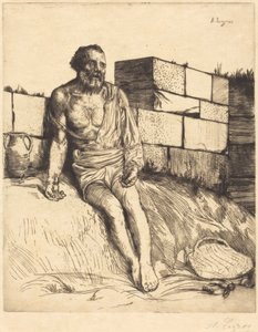 Job, 1:a plåten av Alphonse Legros