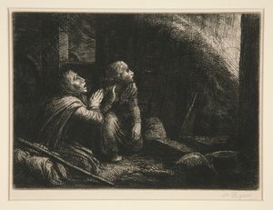 Branden (The Fire) av Alphonse Legros