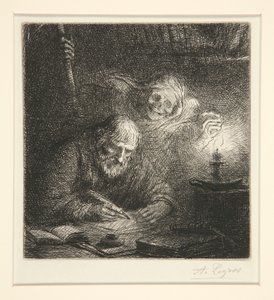 Döden och filosofen av Alphonse Legros