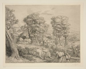 Återgången till gården av Alphonse Legros