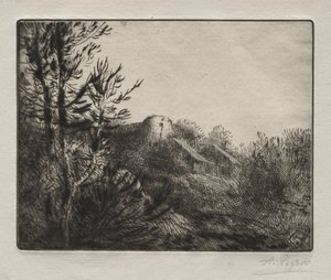 Valoux-gården av Alphonse Legros