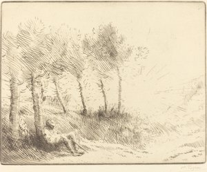 Landskap av Alphonse Legros