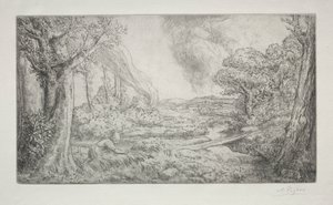 Landskap av Alphonse Legros
