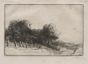 Landskap av Alphonse Legros