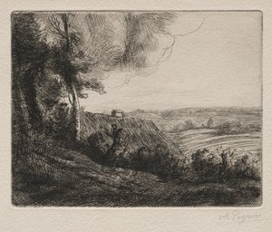 Landskap av Alphonse Legros