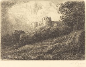 Landskap Landskap. av Alphonse Legros