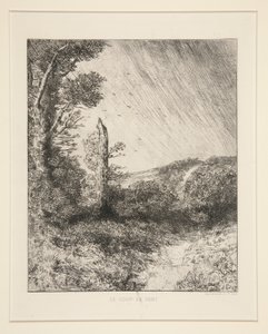 Le Coup de Vent (vindbyen) av Alphonse Legros
