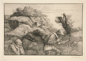 Återkomsten från skogen av Alphonse Legros