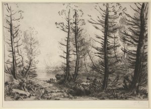 Canal Grande av Alphonse Legros
