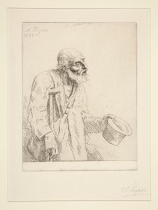 Tiggaren (tiggaren) av Alphonse Legros