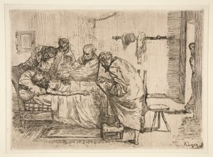 Le verite sur le cas de M. Valdemar (Fakta i fallet M. Valdemar) av Alphonse Legros