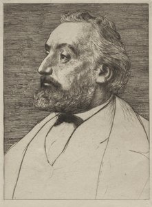 Leon Gambetta av Alphonse Legros