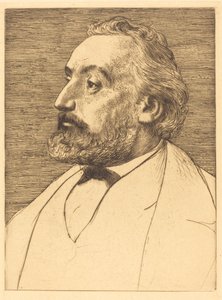 Leon Gambetta, 2:a tallrik. av Alphonse Legros